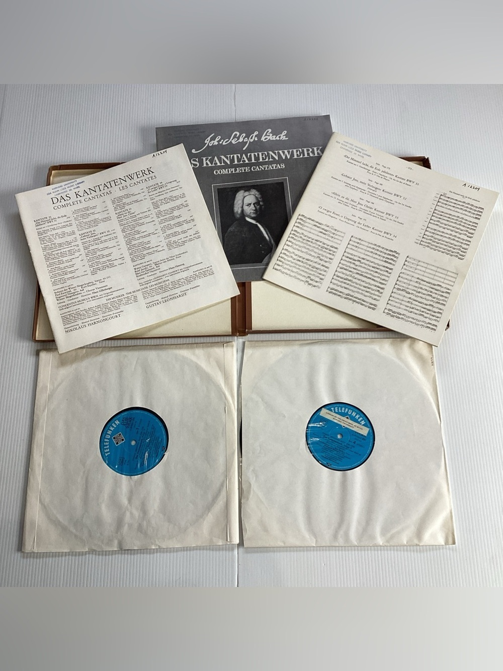 J.S. Bach Das Kantatenwerk Complete Cantatas Vol 6 - 10 Box Sets 10 LP w Books - Picture 9 of 12